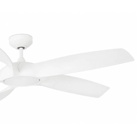 FARO Cocos DC 1L white polycarbonate ceiling fan