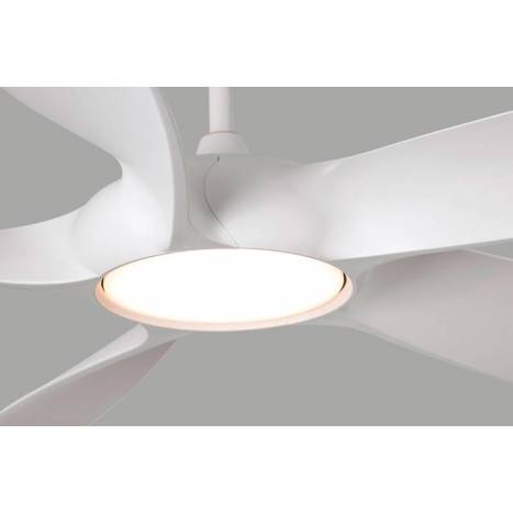 FARO Cocos DC 1L white polycarbonate ceiling fan