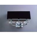 Mantra Akira wall lamp 3L black shade