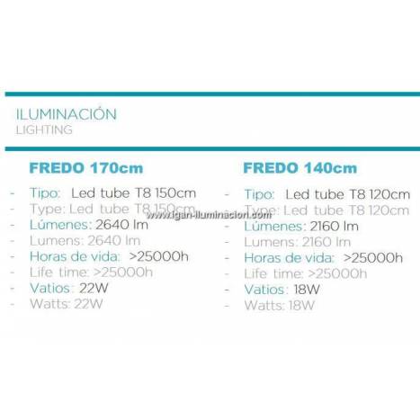 Lámpara de pie Fredo LED IP65 exterior - Newgarden