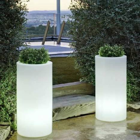 NEWGARDEN Palma LED outdoor flower pot