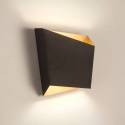 Aplique de pared Asimetric 1L LED negro - Mantra