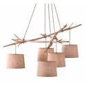 Lámpara colgante Sabina 5L metal decorado - Mantra