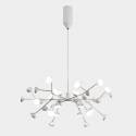Lámpara colgante Adn LED 100w aluminio blanco - Mantra