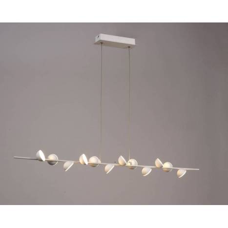 MANTRA Adn LED 36w white aluminium pendant lamp