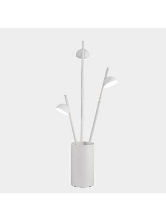 MANTRA Adn LED 9w white aluminium table lamp