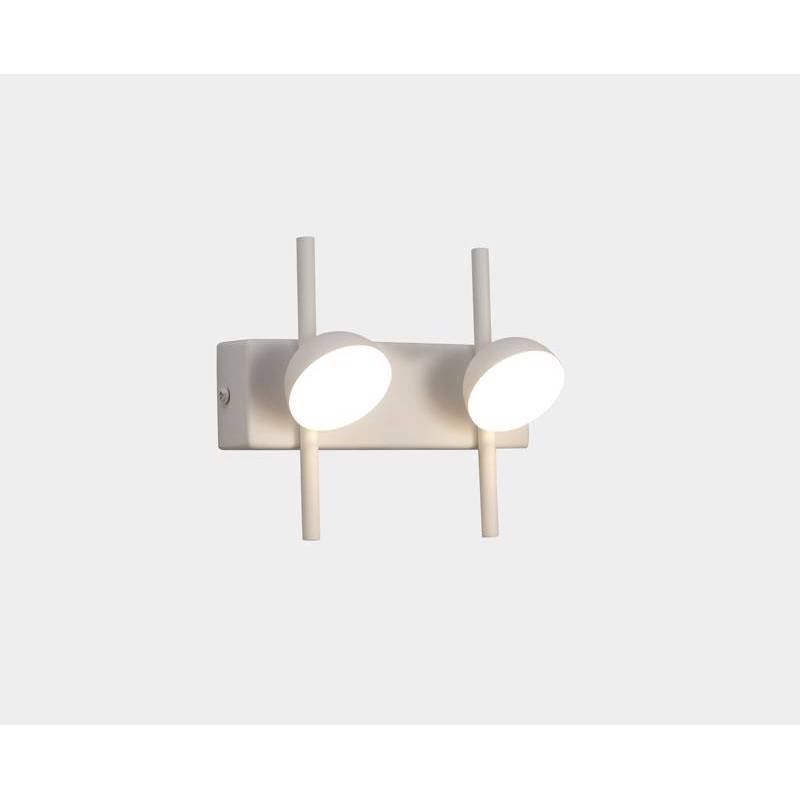 Aplique de pared Adn LED 6w aluminio blanco - Mantra Aplique de pared Adn LED 6w aluminio blanco - Mantra