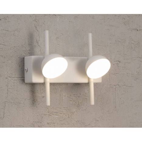 Aplique de pared Adn LED 6w aluminio blanco - Mantra