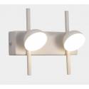 MANTRA Adn LED 6w white aluminium wall lamp