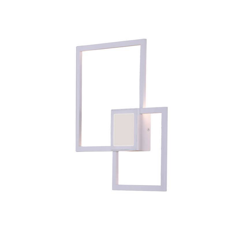 Plaf n Aplique de pared Mural  LED 24w aluminio blanco Mantra