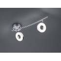 Trio Rennes spotlight 2L LED chrome