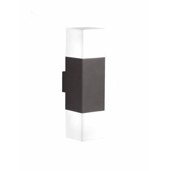 Trio Hudson outdoor wall lamp 2L LED anthracite
