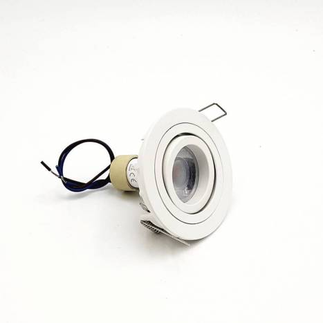 Foco empotrable LED 8w Sharp circular blanco basculante