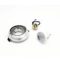 Foco empotrable LED 8w Sharp circular aluminio basculante