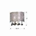 SCHULLER Andromeda wall lamp doble 2 lights