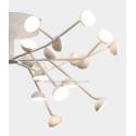 MANTRA Adn LED 100w white aluminium ceiling lamp