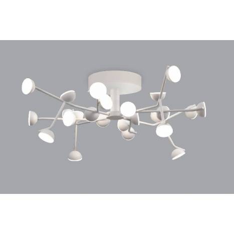 MANTRA Adn LED 72w white aluminium ceiling lamp