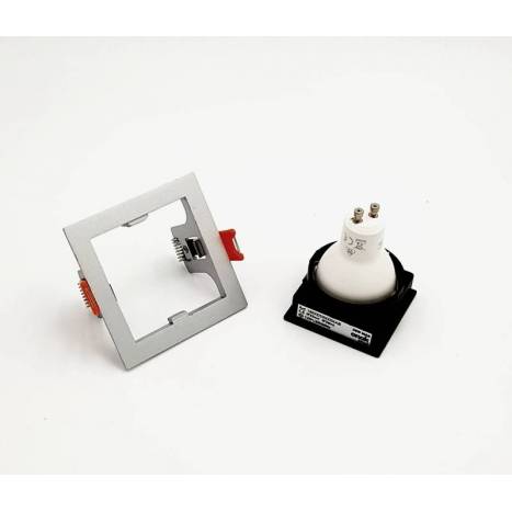 ONOK 180 square recessed light grey and black