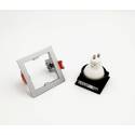 ONOK 180 square recessed light grey and black
