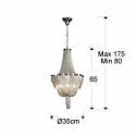 SCHULLER Minerva pendant lamp 6 lights 