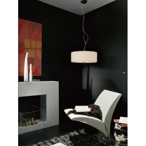 Lámpara colgante Eve Ø50cm cromo - Mantra