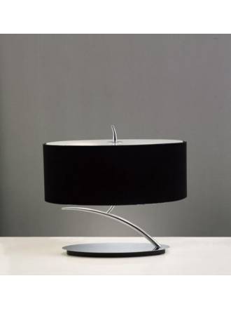 Mantra Eve table lamp chrome 2L oval
