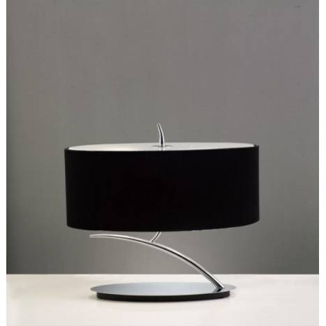 Mantra Eve table lamp chrome 2L oval