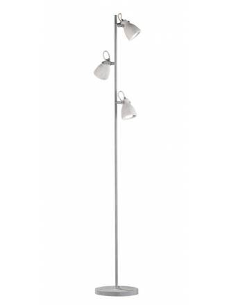 TRIO Concrete 3L GU10 grey floor lamp