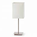 Lámpara de mesa Thana 1L E27 textil blanco - Faro