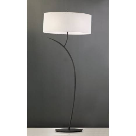 Lampara de pie Eve pantalla blanco y antracita de Mantra Lampara de pie Eve pantalla blanco y antracita de Mantra
