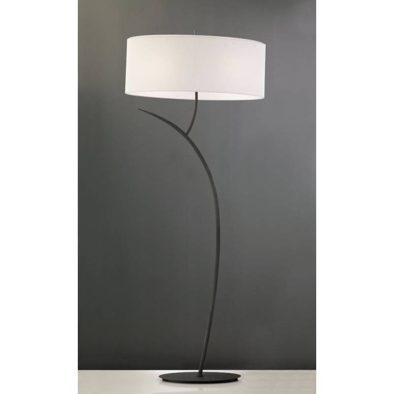 Lampara de pie Eve pantalla blanco y antracita de Mantra Lampara de pie Eve pantalla blanco y antracita de Mantra