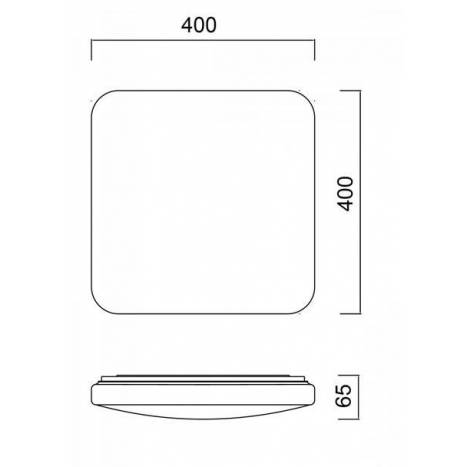 MANTRA Quatro II 45w LED ceiling lamp