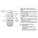 Plafón de techo Sever LED 72w regulable + mando - Cristalrecord