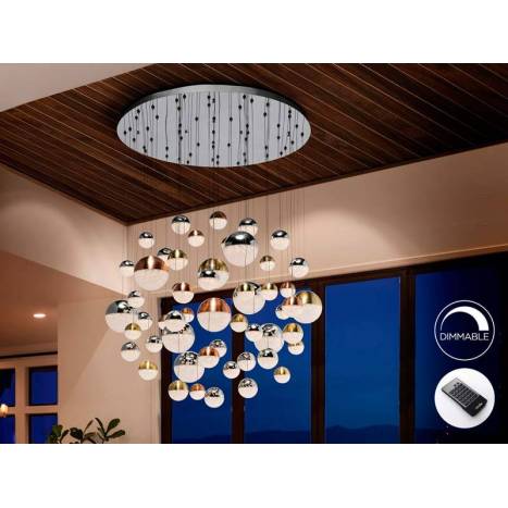 Lámpara colgante Sphere LED 55L regulable - Schuller