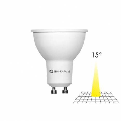 Bombilla LED 7w GU10 15° - Beneito Faure