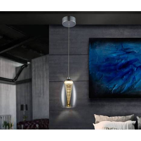 SCHULLER Nebula 1L LED pendant lamp