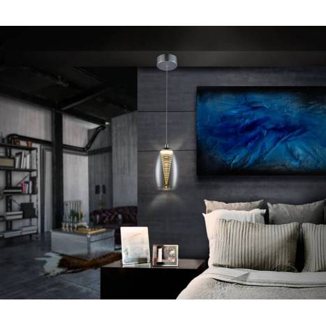 SCHULLER Nebula 1L LED pendant lamp