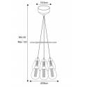 Lámpara colgante Taccia 6L LED 38cm - Schuller