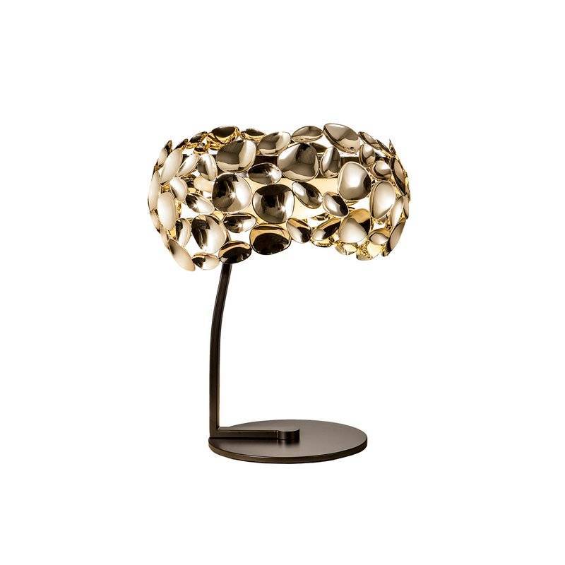 Lámpara de mesa Narisa 3l oro - Schuller Lámpara de mesa Narisa 3l oro - Schuller