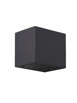 Mantra Kandanchu 6516 GU10 grey square IP54 outdoor wall lamp