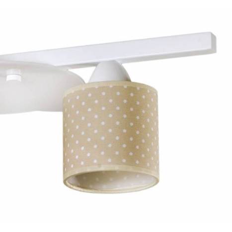 Lámpara de techo infantil Topitos 3L beige - Anperbar