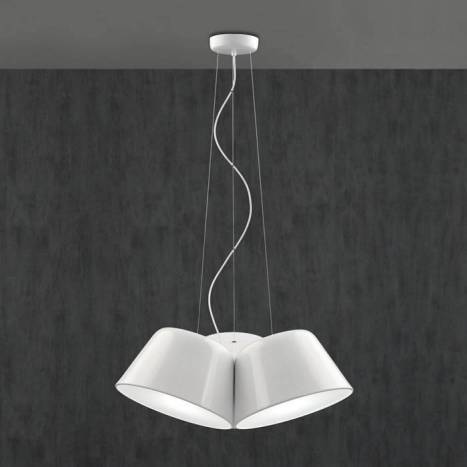 OLE by FM Sento Triple 3L pendant lamp white