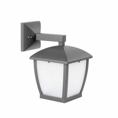 Aplique de exterior Wilma E27 IP44 gris oscuro - Faro Aplique de exterior Wilma E27 IP44 gris oscuro - Faro