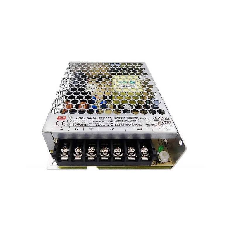 Fuente alimentacion Mean Well 100w 24v Fuente alimentacion Mean Well 100w 24v