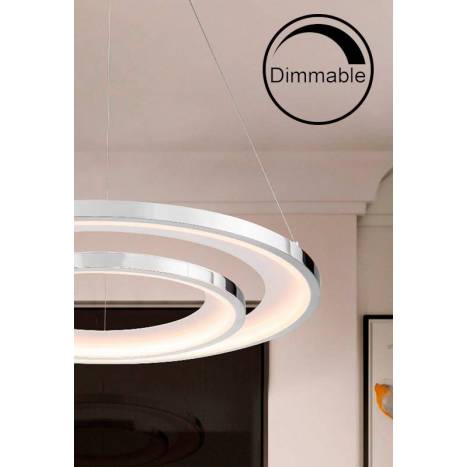 SCHULLER Laris LED 62w dimmable pendant lamp