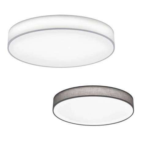 Trio Lugano Led Dimmable Remote Control Fabric Ceiling Lamp