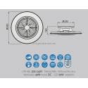 MANTRA Alisio LED DC ceiling fan