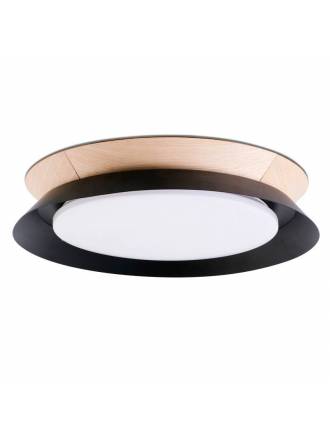 FARO Tender LED 24w wood ceiling lamp