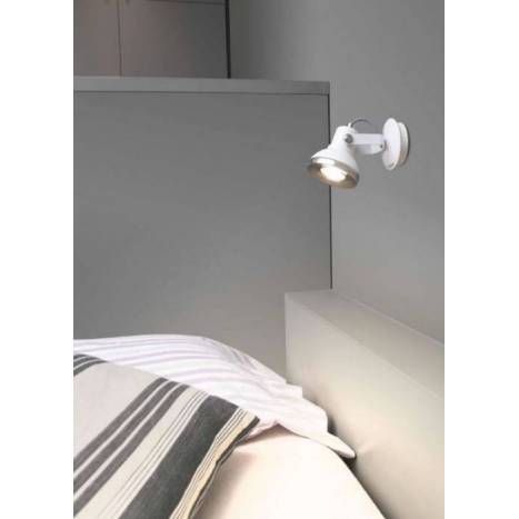 Aplique de pared Ring 1 luz blanco - Faro