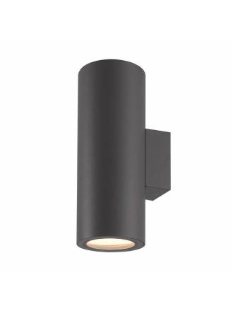 MANTRA Volcano 2L IP54 graphite wall lamp